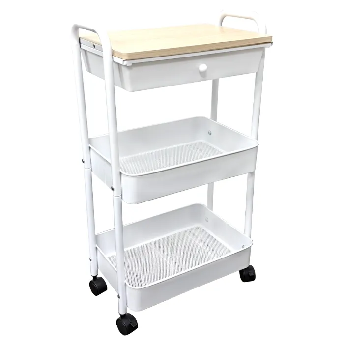 簡約收納鐵製推車